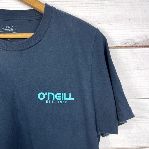 O'Neill Early Bird Navy Blue Men's Short Sleeve T-Shirt Size Small - Picture 3 of 5